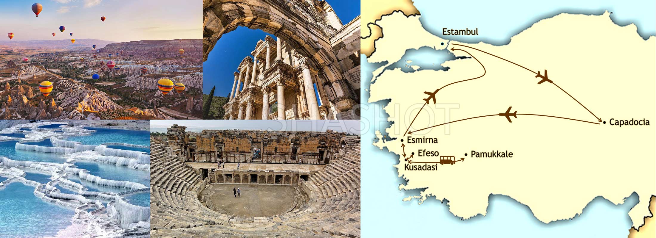 turquia-excursion-tours-4-dias-capadocia-pamukkale-hierapolis-efeso-virgen-maria-casa-sirince-mapa